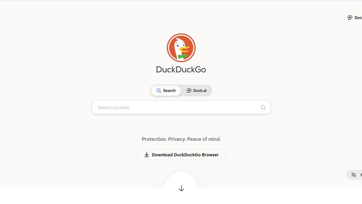 Ilustrasi DuckDuckGo, mesin pencari yang fokus menjaga privasi penggunanya (kredit: DuckDuckGo (CC BY 4.0, via Wikimedia Commons))