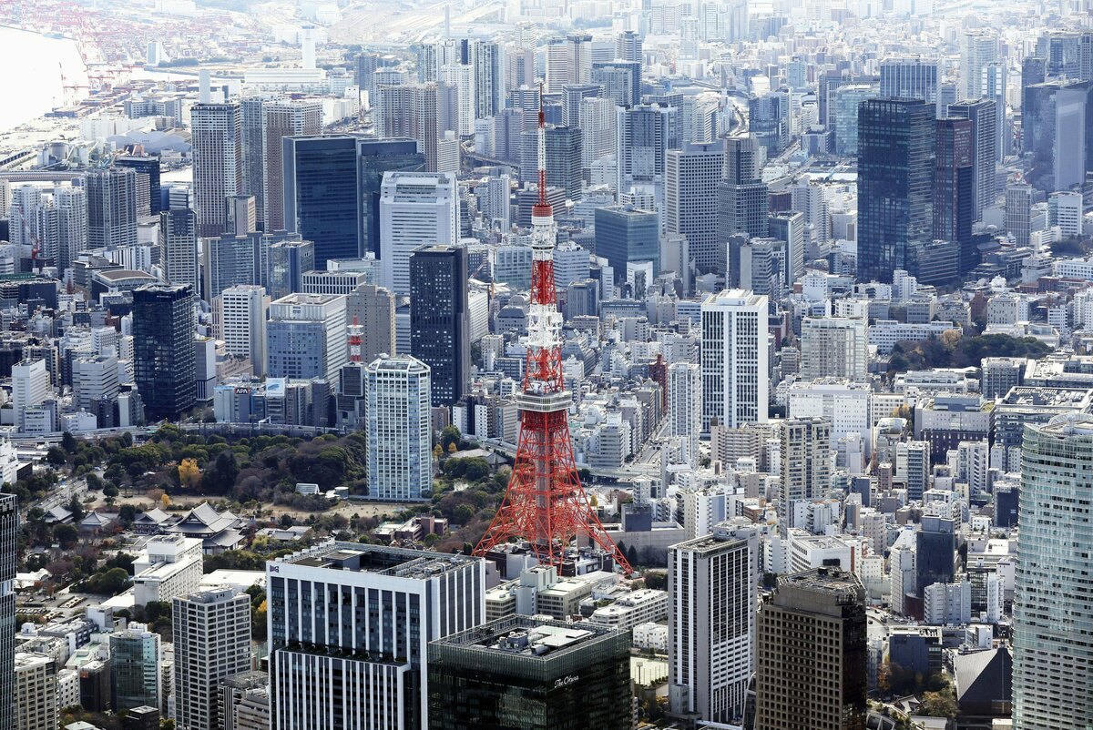 Deretan apartemen dan gedung bertingkat di Tokyo, kota dengan risiko gelembung properti tertinggi kedua di dunia versi UBS (kredit: english.kyodonews.net)